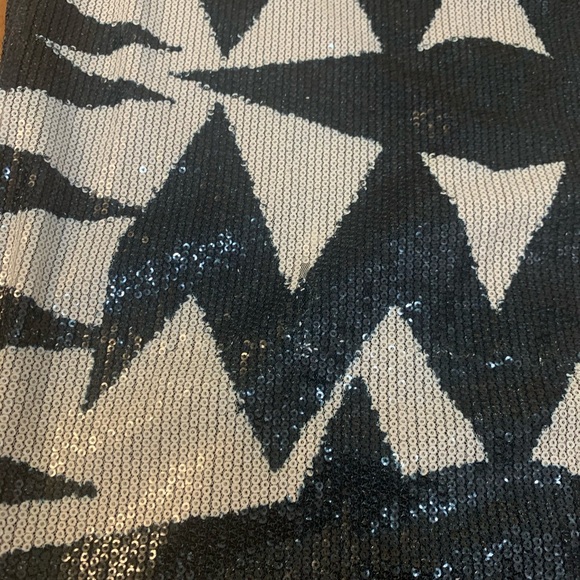 Zara Basic Sequin Multicoloured Mod Shift Dress - Picture 8 of 10